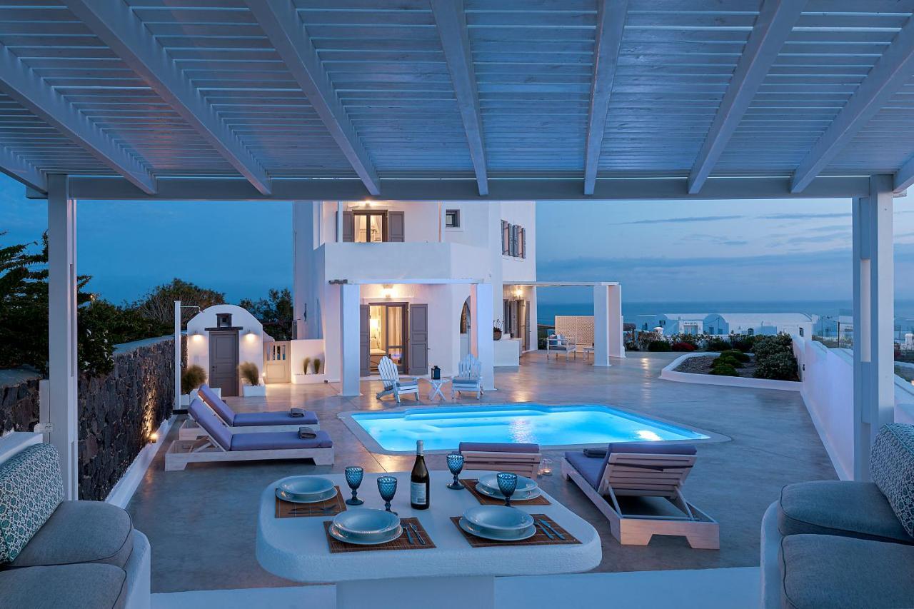 Hemera Holiday Home Villa On Santorini อาโกรตีรี ภายนอก รูปภาพ