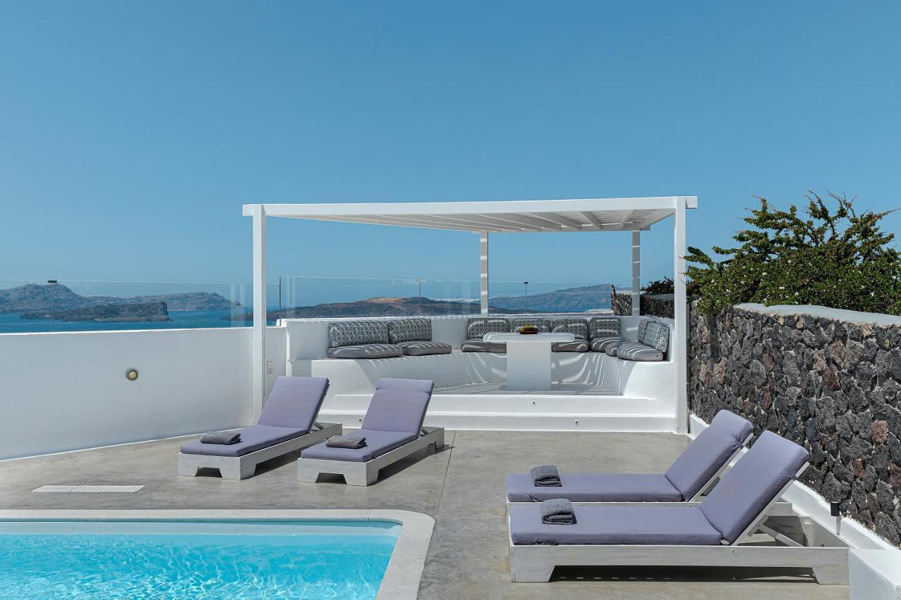 Hemera Holiday Home Villa On Santorini อาโกรตีรี ภายนอก รูปภาพ