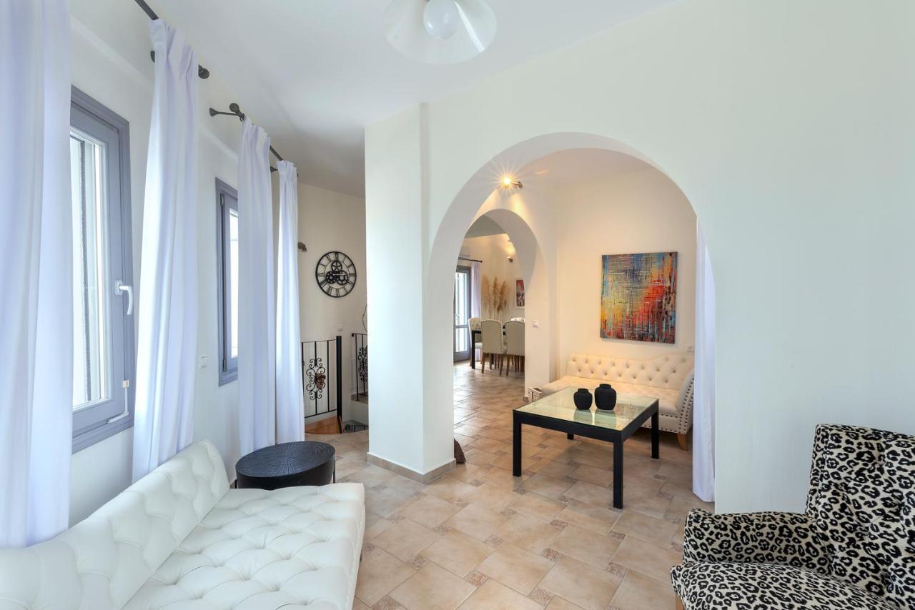 Hemera Holiday Home Villa On Santorini อาโกรตีรี ภายนอก รูปภาพ