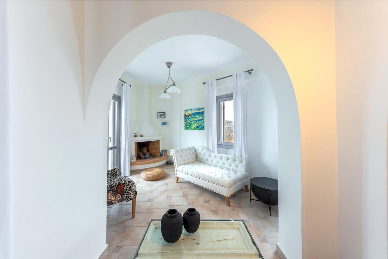 Hemera Holiday Home Villa On Santorini อาโกรตีรี ภายนอก รูปภาพ